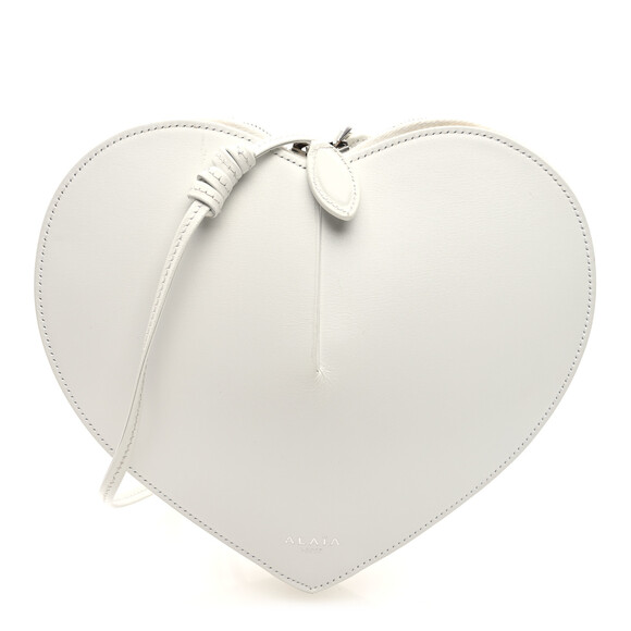 Alaia Lux Calfskin Le Coeur Bag Lacquer #180647A99B - Picture 1 of 8